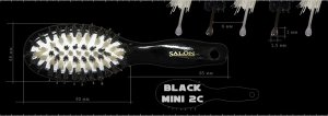 *Расчёска Salon Black MINI 2C