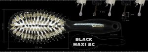 *Расчёска Salon Black MAXI 2C