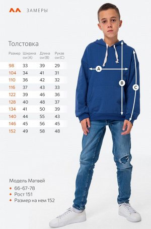 Толстовка для мальчика из футера с начесом Happyfox