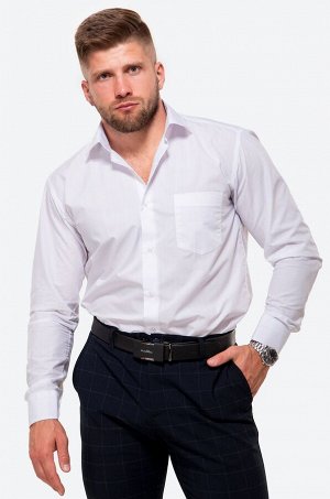 Мужская классическая рубашка с длинным рукавом