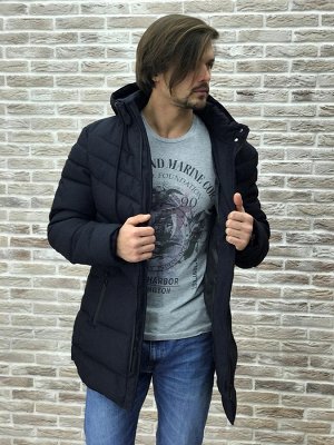Мужская куртка арт.314 темно-синяя