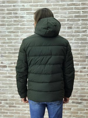Мужская куртка арт.7-4 темно-зеленая