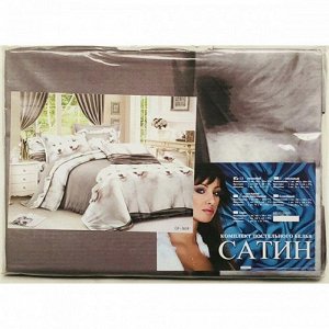 Комплект постельного белья Сатин 5D 1,5-спальный (Палитра M1)