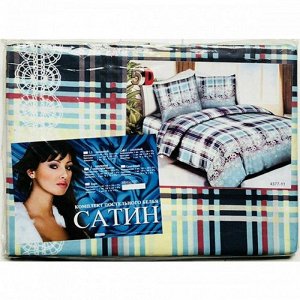 Комплект постельного белья Сатин 5D 2-спальный (Палитра K2)