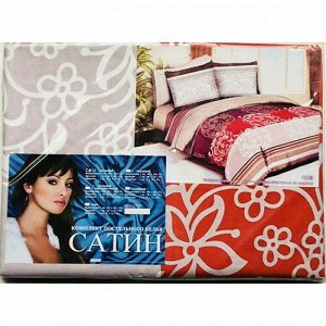Комплект постельного белья Сатин 5D 1,5-спальный (Палитра K2)