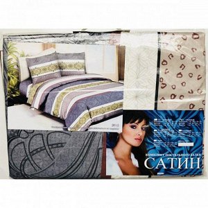 Комплект постельного белья Сатин 5D 2-спальный (Палитра B1)