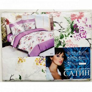 Комплект постельного белья Сатин 5D 1,5-спальный (Палитра D)
