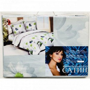 Комплект постельного белья Сатин 5D 1,5-спальный (Палитра C)
