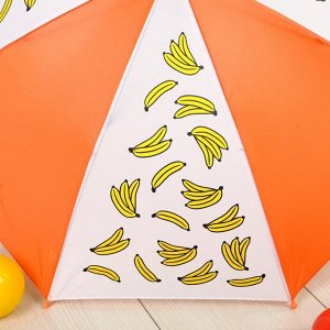 Зонт детский "Миньон" с бананами, Гадкий Я 8 спиц d=78 см