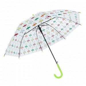 Зонт детский полуавтоматический "Зонтики", r=45,5см, цвет МИКС
