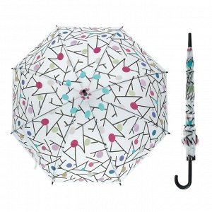 Зонт детский полуавтоматический "Разноцветные кружочки", r=43см, МИКС