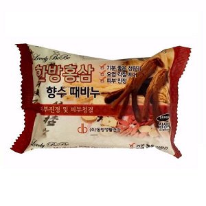 Мыло, пилинг косметическое с экстрактом красного женьшеня /Red Ginseng, Juno, Ю.Корея, 150 г, (120)