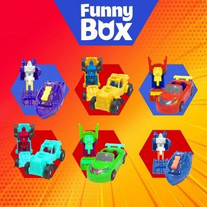 Игрушка - сюрприз Funny Box «Трансформеры» Набор: карточка, фигурка, лист наклеек, МИКС
