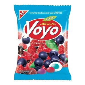 Конфеты YOYO желейные натуральный ягодный микс , 80 гр. Таиланд