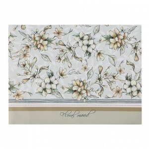 Салфетка на стол "Floral mood" 30х40см, 100% п/э, оксфорд 420/м2