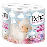 Туалетная бумага Reina Aroma Цветочная свежесть, 8 шт\уп