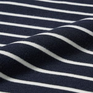 UNIQLO - эластичный свитер в полоску с круглым вырезом - 69 NAVY