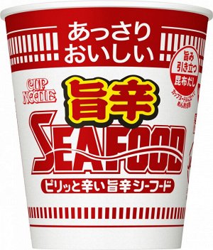 Суп-лапша NISSIN б/п острая с морепродуктами 73 гр.