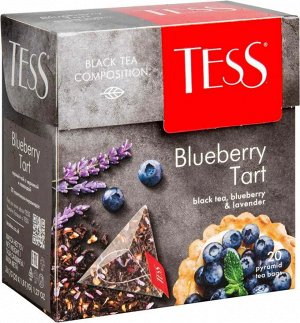 Greenfield Чай Тесс пирамида Blueberry Tart tea 1,8г 1/20/12, шт 🌀