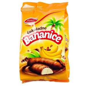конфеты PIONIR Cokoladne Bananice 150 г м/у
