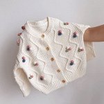 Вязанный кардиган для девочки