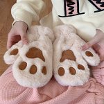 Варежки зимние лапки, женские, для девочек, пара