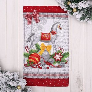 Текстиль для дома "Новогодние игрушки" 35х60 см, 160 г/м2