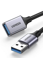 Кабель удлинительный USB 3.0 AM-AF 2,0 м. плоский высокоскоростной (US115) Ugreen