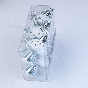 Набор ёлочных игрушек берюз. 6 шт