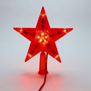 Звезда светодиодная для елки (16х16см) 220v