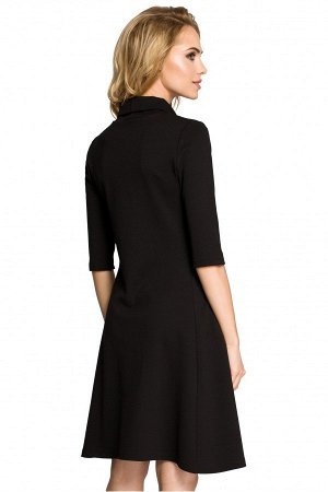 Платье MOE 279 casual с карманами чёрный