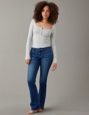 AE Next Level Curvy Low-Rise Kick Bootcut Jean