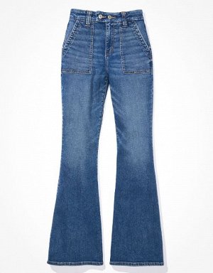 AE Next Level Curvy Super High-Waisted Flare Jean