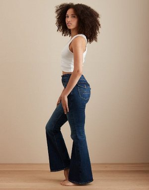 AE Next Level Curvy Super High-Waisted Flare Jean