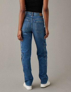 AE Dreamy Drape Super High-Waisted Baggy Ultra Wide-Leg Jean