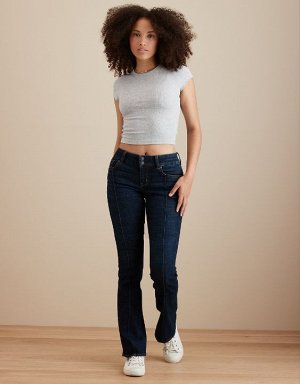 AE Next Level Curvy Low-Rise Kick Bootcut Jean