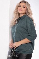Туника &quot;Мона Лиза&quot; (темно-зеленая) Б7983