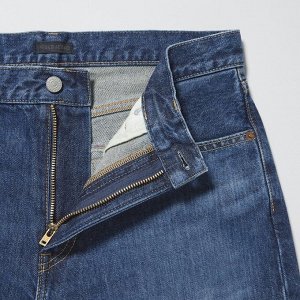 UNIQLO - прямые джинсы стандартного кроя (78,5 см) - 66 BLUE