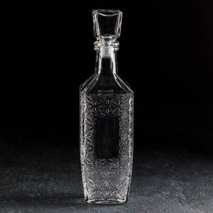 Графин - штоф, 0,5 л, с пробкой, стекло, БАРСКИЙ, 1/20
