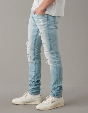 AE AirFlex+ Temp Tech Patched Stacked Jean