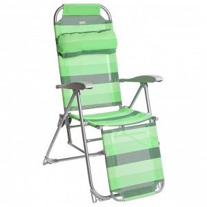 Кресло-шезлонг, 82x59x116 см, цвет зелёный