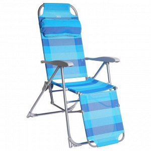 Кресло-шезлонг, 82x59x116 см, цвет синий