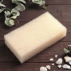 Шахтерская Губка для тела жёсткая «Шахтёрская», 20x11x5 см, антицеллюлитная