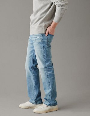 AE AirFlex+ Ultrasoft Distressed Original Bootcut Jean