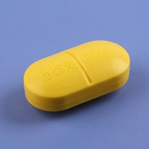 Таблетница «Pill Box», 6 секций, 10 ? 5,5 ? 3 см, цвет МИКС