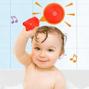 Набор игрушек для ванны «Малыши» , с пищалкой, 6 шт, цвет МИКС