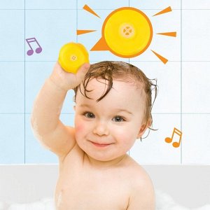 Набор игрушек для ванны «Малыш и 3 игрушки», цвет МИКС
