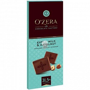 Шоколад O"Zera Extra milk & Hazelnut 90г