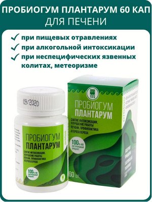 Пробиогум Плантарум 60 таблеток