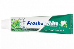 LION Зубная паста Fresh and White освежающая Прохладная мята, 160 г